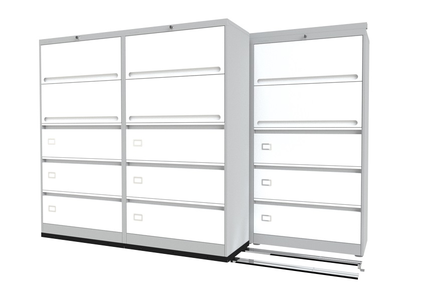 Archivero Horizontal Combinado Movil SAC-9186