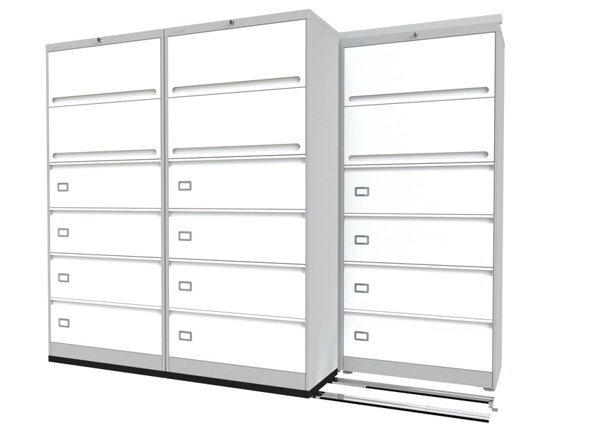 Archivero Horizontal Combinado Movil SAC-9194