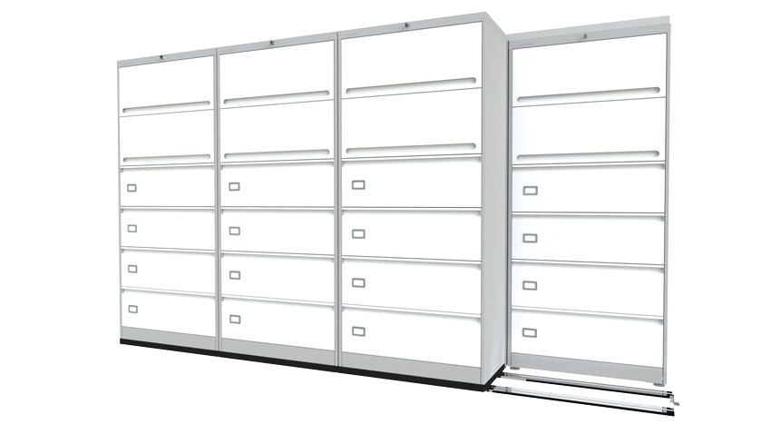 Archivero Horizontal Combinado Movil SAC-9195