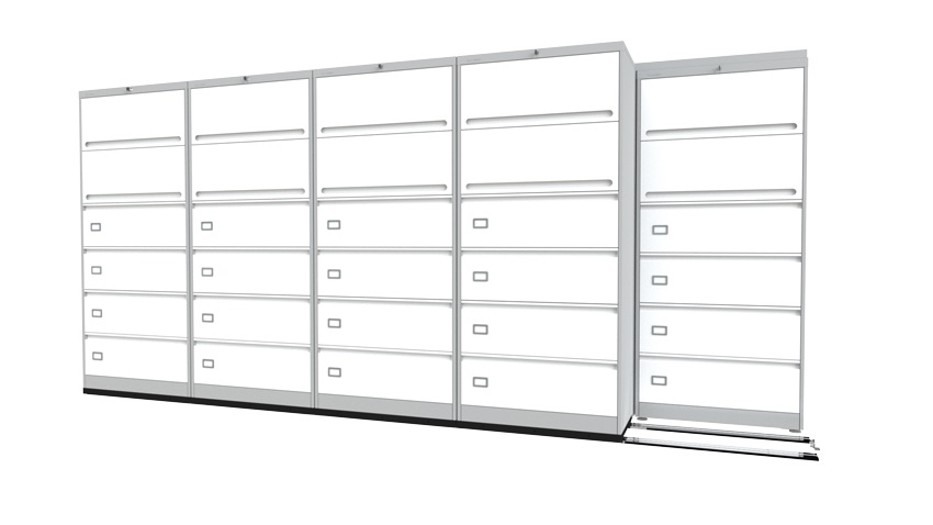 Archivero Horizontal Combinado Movil SAC-9196