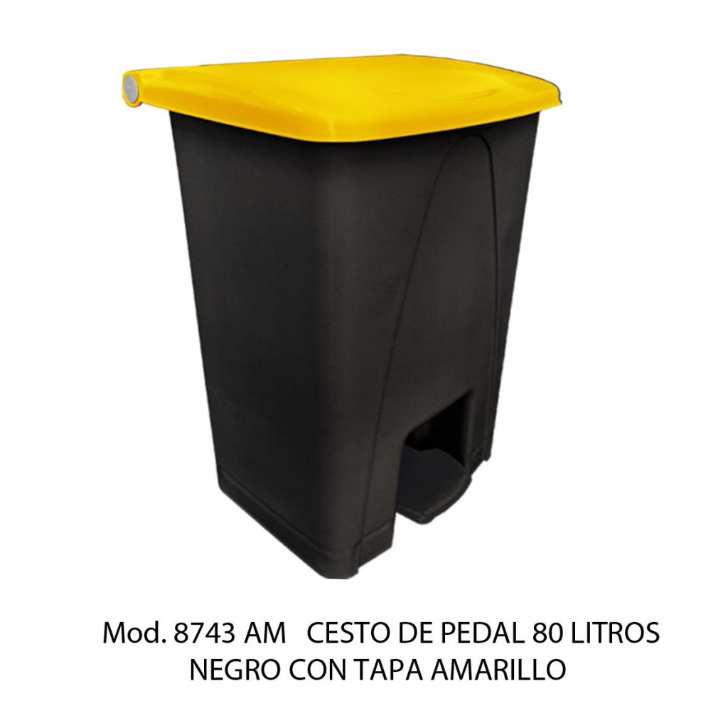 Bote Basura Con Tapa y Pedal 8743 AM