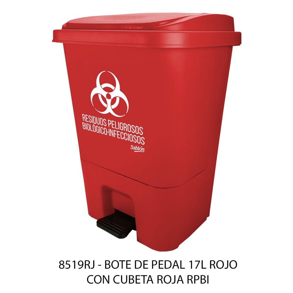 Bote Basura Pedal 8519 RJ