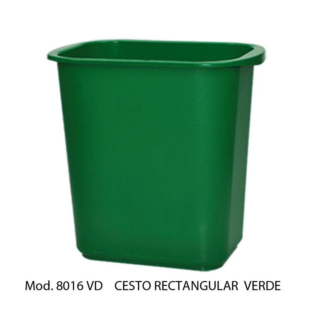 Bote Basura Rectangular 8016 VD