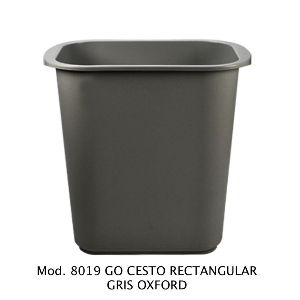 Bote Basura Rectangular 8019 GO