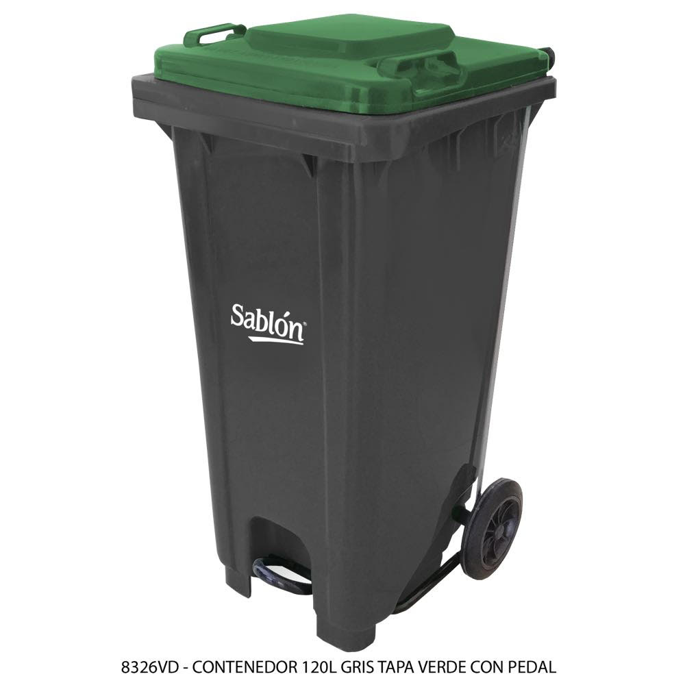 Contenedor Basura 120 Litros 8326 VD