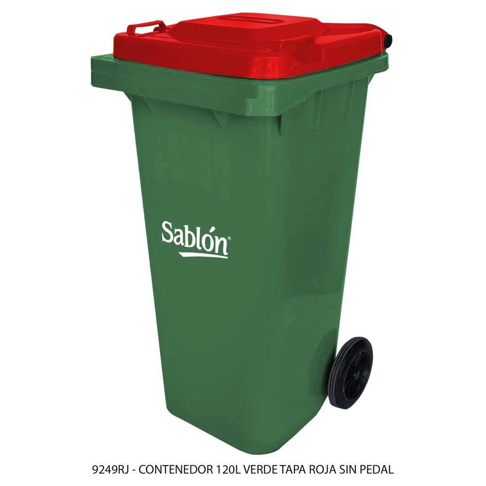 Contenedor Basura 120 Litros Sin Pedal 9249 RJ