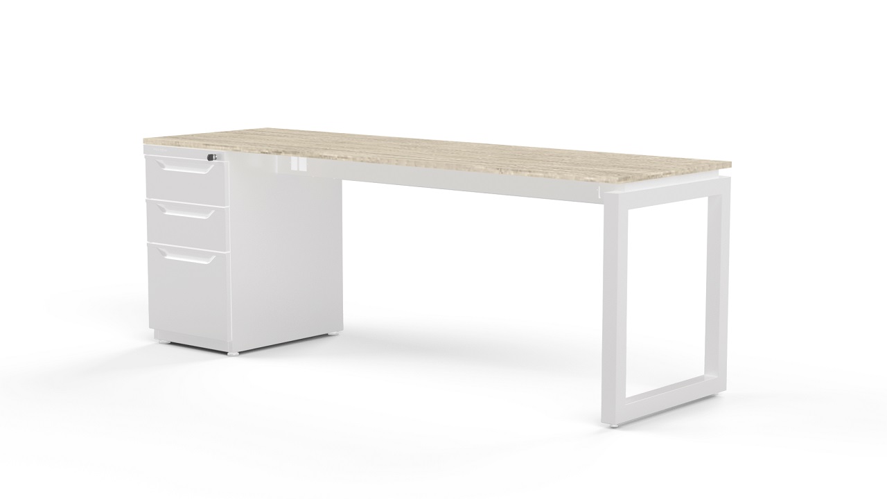 Escritorio Ejecutivo Quadra Con Pedestal 200-60