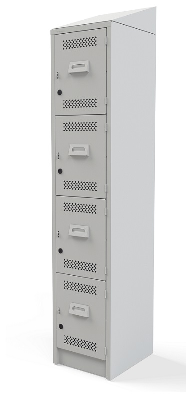 Locker Con Copete 4 Puertas LC-3194-1