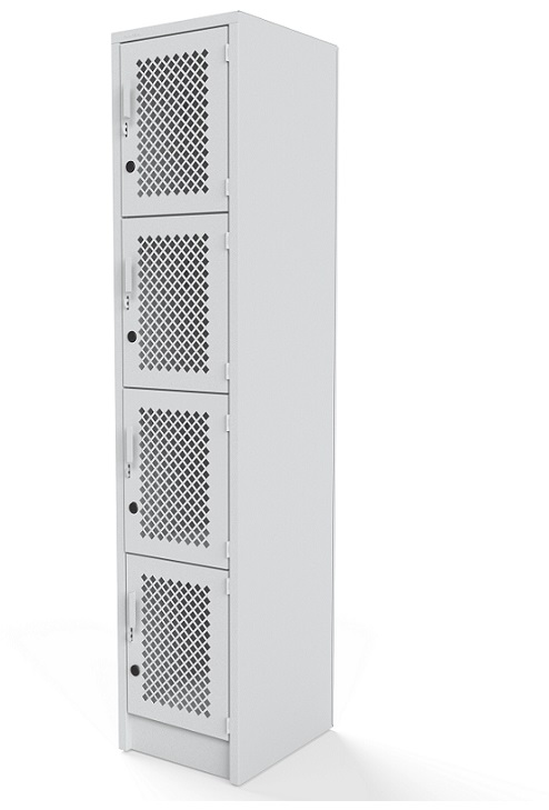 Locker Con Malla 4 Puertas LM-3134-1