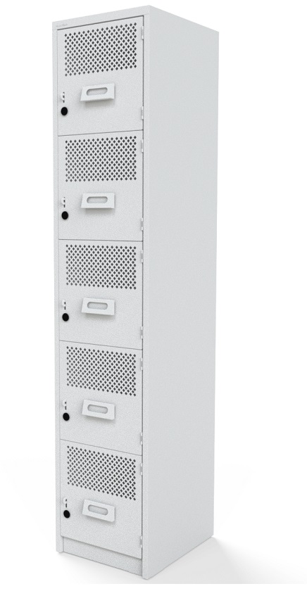 Locker Recuadro de Malla 5 Puertas LRM-3155-1
