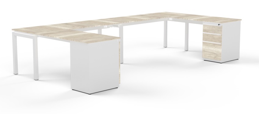 Modulo de Trabajo C Magnum Con Cajonera FL 360-180-60