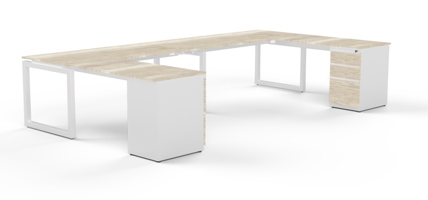 Modulo de Trabajo C Quadra Con Cajonera FL 360-200-80