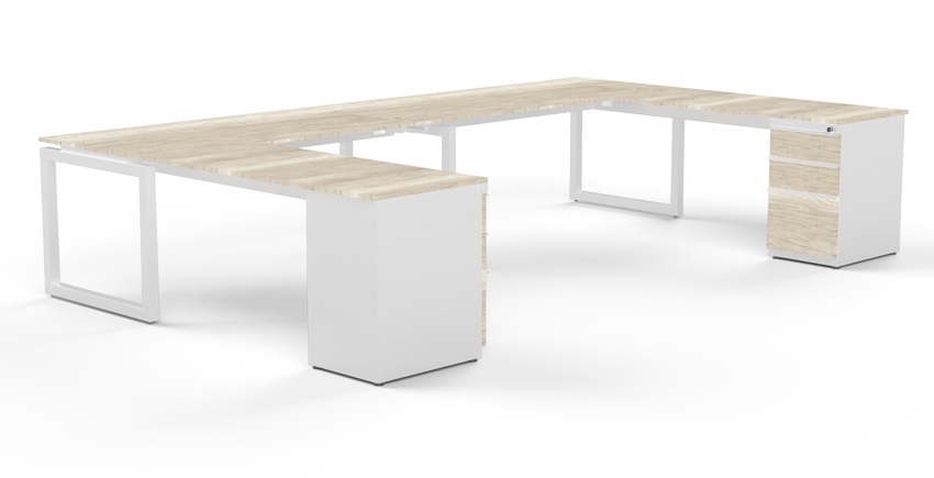Modulo de Trabajo C Quadra Con Cajonera FL 360-220-80