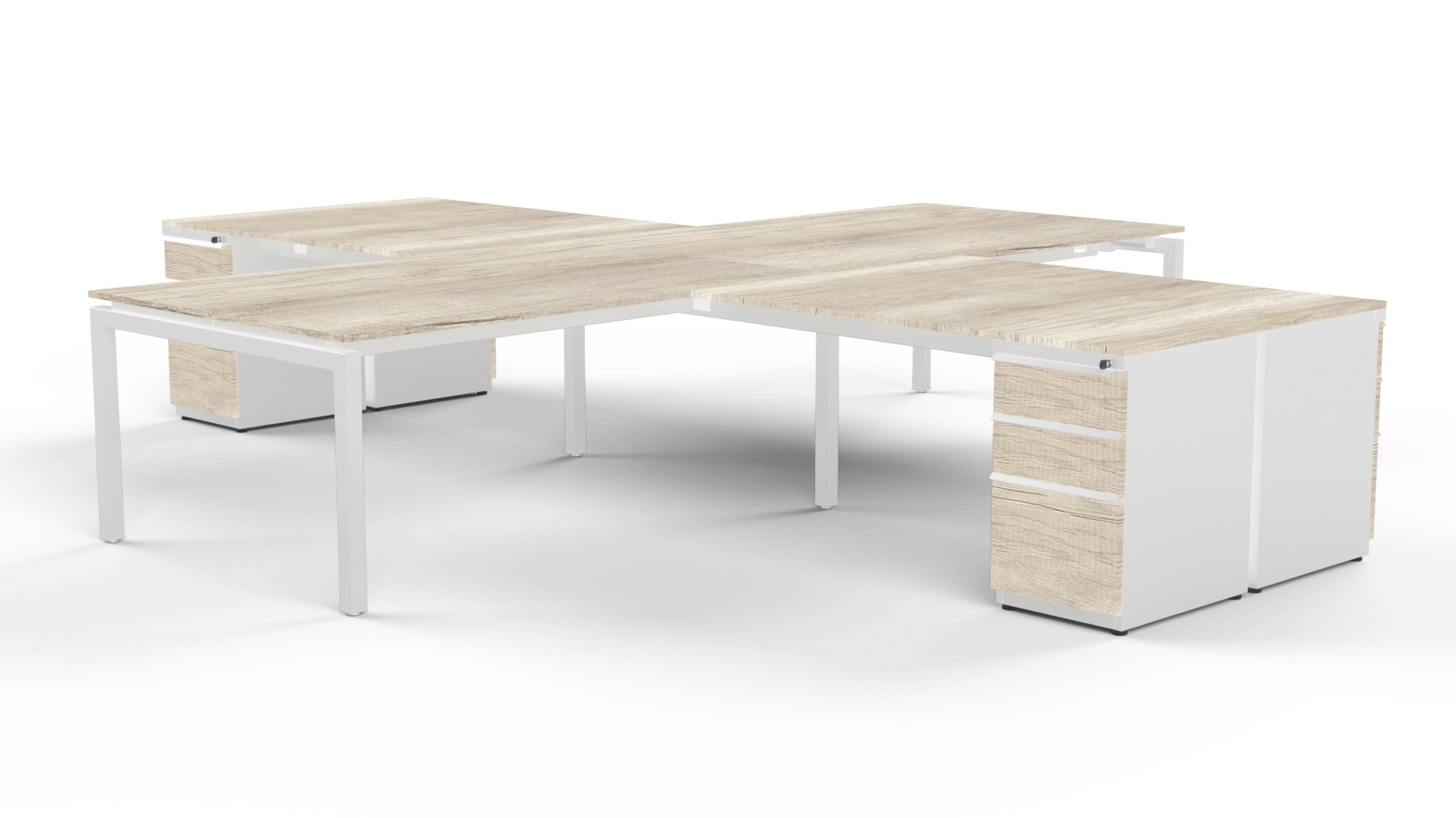 Modulo de Trabajo Cruceta Magnum Con Cajonera FL 360-420-120