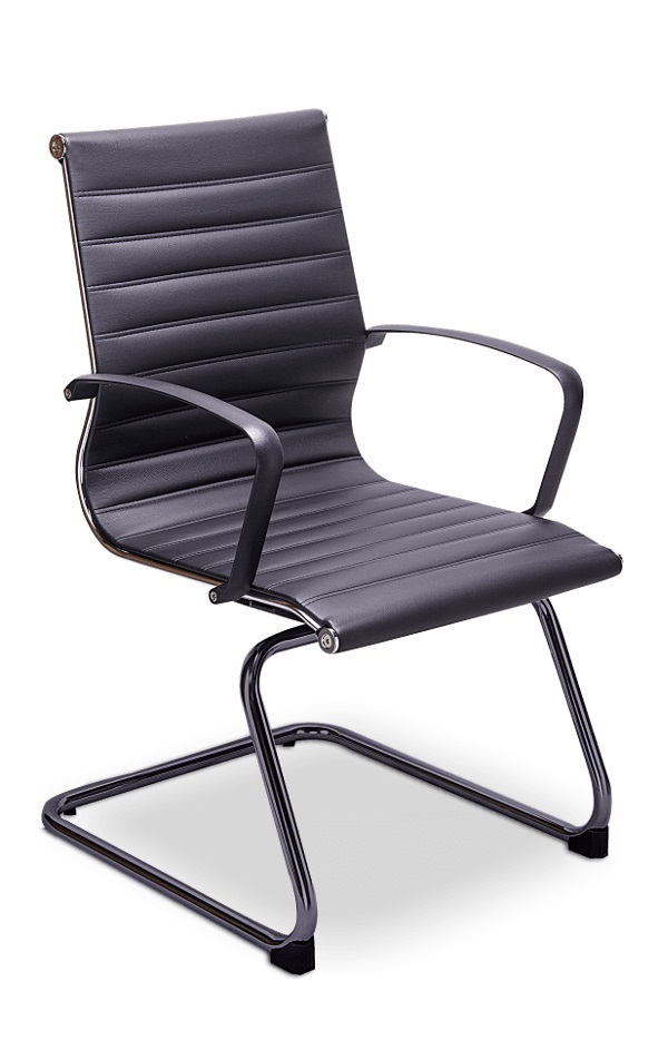 Silla Ejecutiva Retro Respaldo Bajo RE-1755N-NG-1